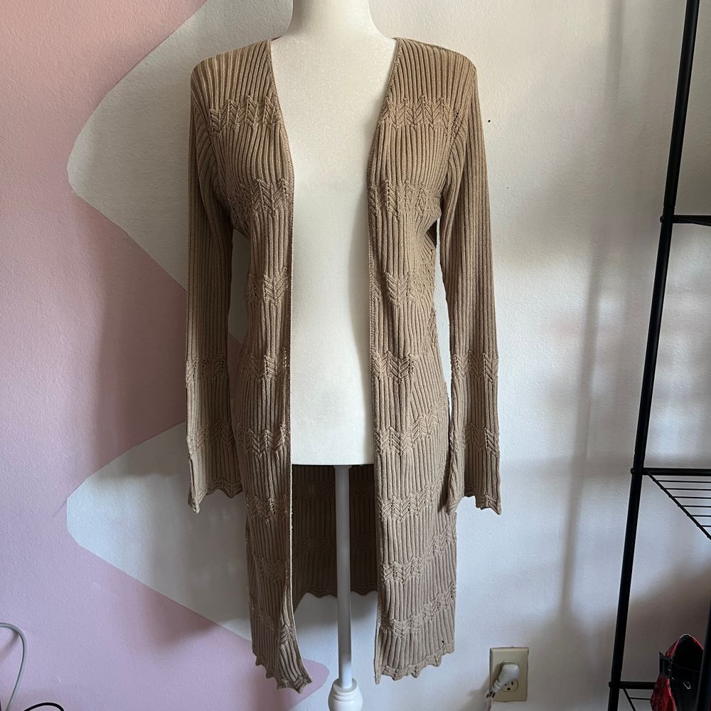 Y2K Long Cardigan